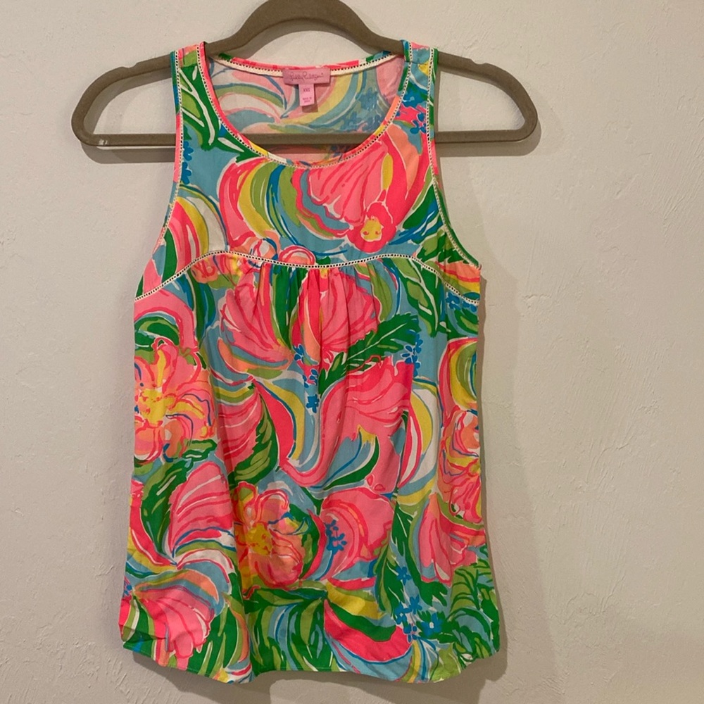 So A Peeling Sleeveless Flutter Tank Top Women's Sz XXS